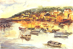 Mousehole ©Ans (aquarel)