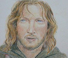 Faramir ©Ans (kleurpotlood)